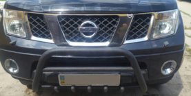 Nissan Navara 2006-2015 Bullbar WT003 Negru Inox foto 3