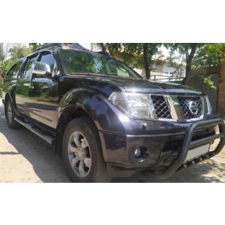 Bullbar WT003 Negru Inox Nissan Navara 2006-2015 foto 4