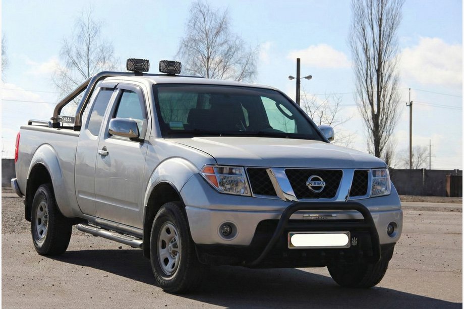 Nissan Navara 2006-2015 Bullbar WT003 Negru Inox Image