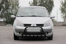 Renault Scenic/Grand 2003-2009 Bull Bar WT004 Negru (Otel Inoxidabil) foto 1