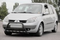Renault Scenic/Grand 2003-2009 Bull Bar WT004 Negru (Otel Inoxidabil) foto 3