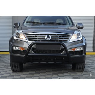 Bullbar WT003 Negru Inox SsangYong Rexton I 2001-2017 foto 4