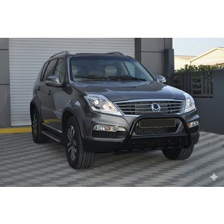 Bullbar WT003 Negru Inox SsangYong Rexton I 2001-2017 foto 3