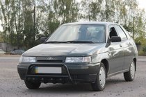 VAZ 2110-21115 1995-2015 Bull Bar WT003 Negru 60mm (Otel Inoxidabil) foto 1