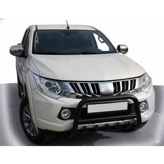 Bullbar WT003 Negru Inox Mitsubishi L200 2015-2024 foto 3