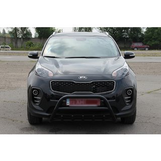 Bullbar WT003 Negru Inox Kia Sportage 2015-2021 foto 4