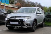 Mitsubishi Outlander 2012-2021 Bull Bar WT003 Negru (Otel Inoxidabil) foto 3