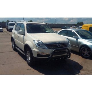 Bull Bar WT004 Negru (Otel Inoxidabil) SsangYong Rexton I 2001-2017 foto 3