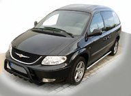 Chrysler Voyager 2001-2007 Bara Fata WT003 Negru (Otel Inoxidabil) foto 1