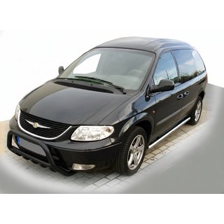 Bara Fata WT003 Negru (Otel Inoxidabil) Chrysler Voyager 2001-2007 foto 1
