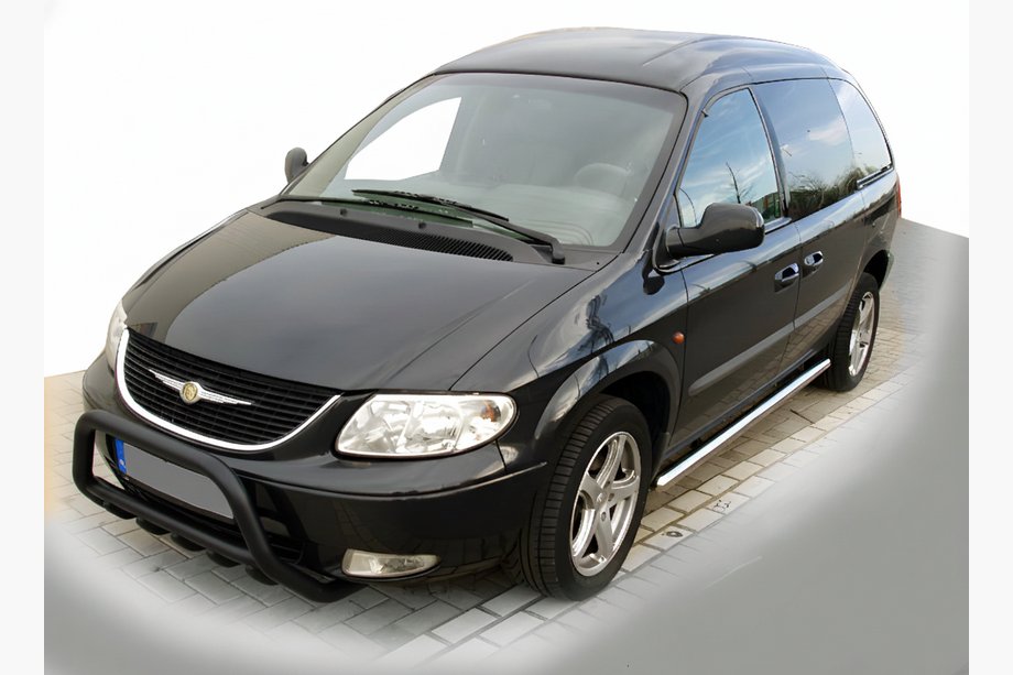 Chrysler Voyager 2001-2007 Bara Fata WT003 Negru (Otel Inoxidabil) Image