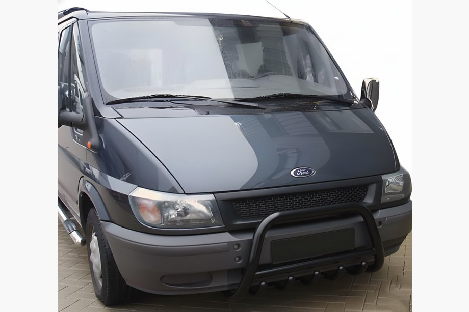 Ford Transit 2000–2014 Bullbar WT003 Negru (2000-2006, Otel Inoxidabil) Image