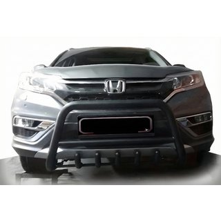 Protectie Fata WT003 Negru (2016-2019, Otel Inoxidabil) Honda CRV 2017-2022 foto 1