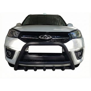 Bullbar WT003 Negru Inox Chery Tiggo 3 2005- foto 1