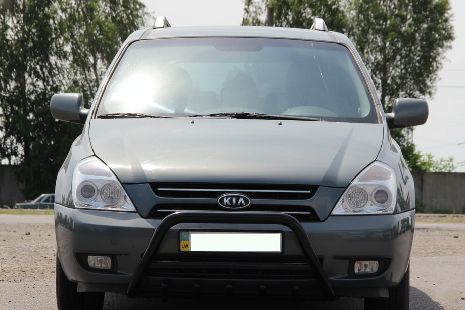 Kia Carnival 2002-2013 Bullbar WT003 Negru Inox Image