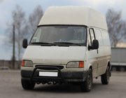 Ford Transit 1991-2000 Bullbar WT003 Negru Inox foto 1