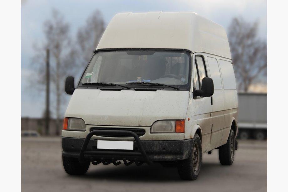 Ford Transit 1991-2000 Bullbar WT003 Negru Inox Image