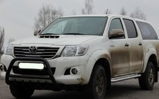 Toyota Hilux 2006-2015 Bullbar WT003 Negru Inox foto 3