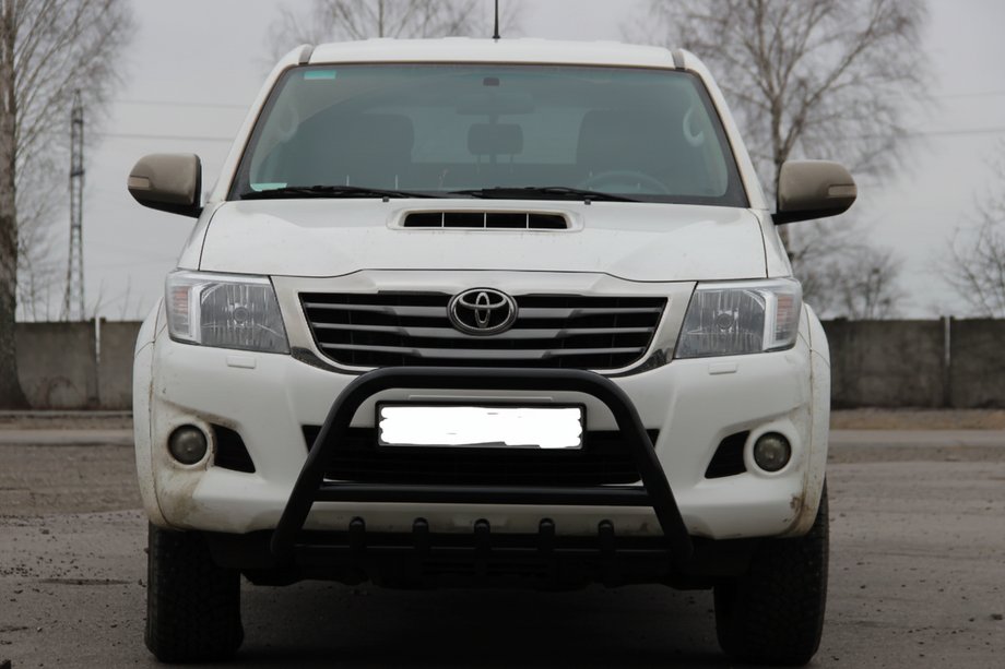 Toyota Hilux 2006-2015 Bullbar WT003 Negru Inox Image