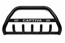 Chevrolet Captiva 2006-2019 Bull Bar WT004 Negru (Otel Inoxidabil) foto 3
