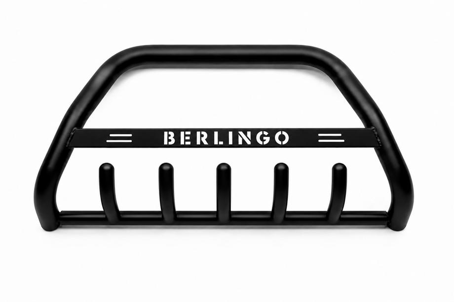 Citroen Berlingo 1996-2008 Bull Bar WT004 Negru (Otel Inoxidabil) Image