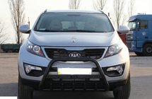 Kia Sportage 2010-2015 Bull Bar WT004 Negru (Otel Inoxidabil) foto 2