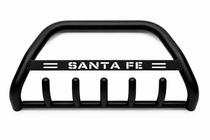 Hyundai Santa Fe 1 2000-2006 Bull Bar WT004 Negru (Otel Inoxidabil) foto 2