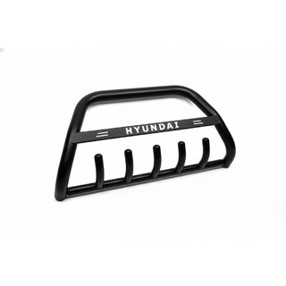 Bull Bar WT004 Negru (Otel Inoxidabil) Hyundai H300, H1, Starex 2008-2020 foto 4