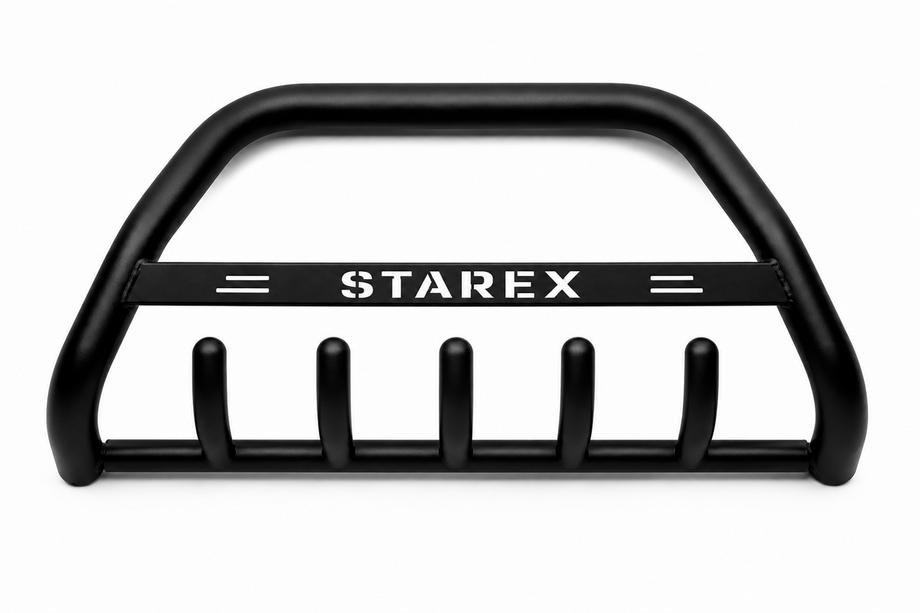 Hyundai H300, H1, Starex 2008-2020 Bull Bar WT004 Negru (Otel Inoxidabil) Foto 4