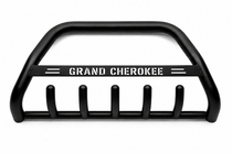 Jeep Grand Cherokee WJ 1999-2004 Bull Bar WT004 Negru (Otel Inoxidabil) foto 3