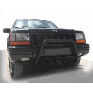 Bull Bar WT004 Negru (Otel Inoxidabil) Jeep Grand Cherokee WJ 1999-2004 foto 1