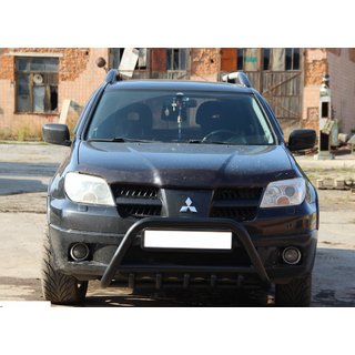 Bullbar WT003 Negru Inox foto 3