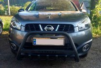 Nissan Qashqai 2010-2014 Bull Bar WT004 Negru (Otel Inoxidabil) foto 1