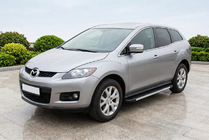 Mazda CX-7 2006-2012 Praguri Laterale Duru (2 buc, Aluminiu) foto 1