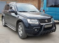 Suzuki Grand Vitara 2005-2017 Bull Bar WT004 Negru (Otel Inoxidabil) foto 4