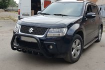 Suzuki Grand Vitara 2005-2017 Bull Bar WT004 Negru (Otel Inoxidabil) foto 5