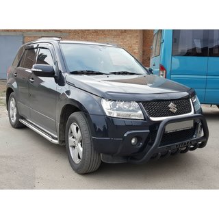 Bull Bar WT004 Negru (Otel Inoxidabil) Suzuki Grand Vitara 2005-2017 foto 4