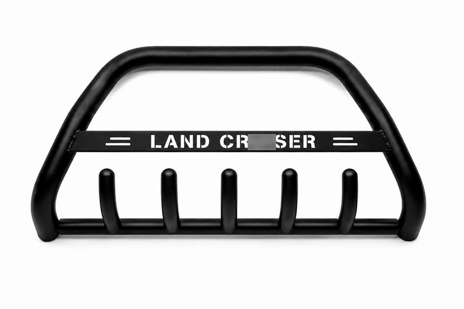 Toyota Land Cruiser 100 1998-2007 Bull Bar WT004 Negru (Otel Inoxidabil) Foto 1