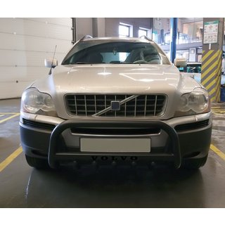 Bull Bar WT004 Negru (Otel Inoxidabil) Volvo XC90 2002-2014 foto 1