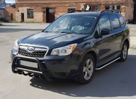 Subaru Forester 2013-2018 Bullbar WT003 Negru Inox foto 1