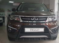 Chery Tiggo 5 2013- Bullbar WT003 Negru Inox foto 1