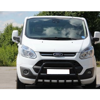 Bullbar WT003 Negru Inox Ford Custom 2013-2022 foto 3