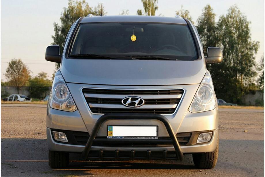 Hyundai H300, H1, Starex 2008-2020 Bullbar WT003 Negru Inox Foto 1