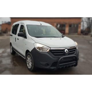 Bullbar WT003 Negru Inox Dacia Lodgy 2012-2022 foto 1