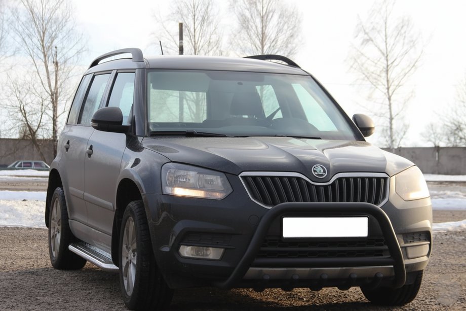 Skoda Yeti 2009-2017 Bullbar WT003 Negru Inox Image