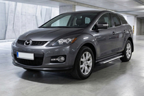 Mazda CX-7 2006-2012 Praguri Laterale Line (2 buc, Aluminiu) foto 1