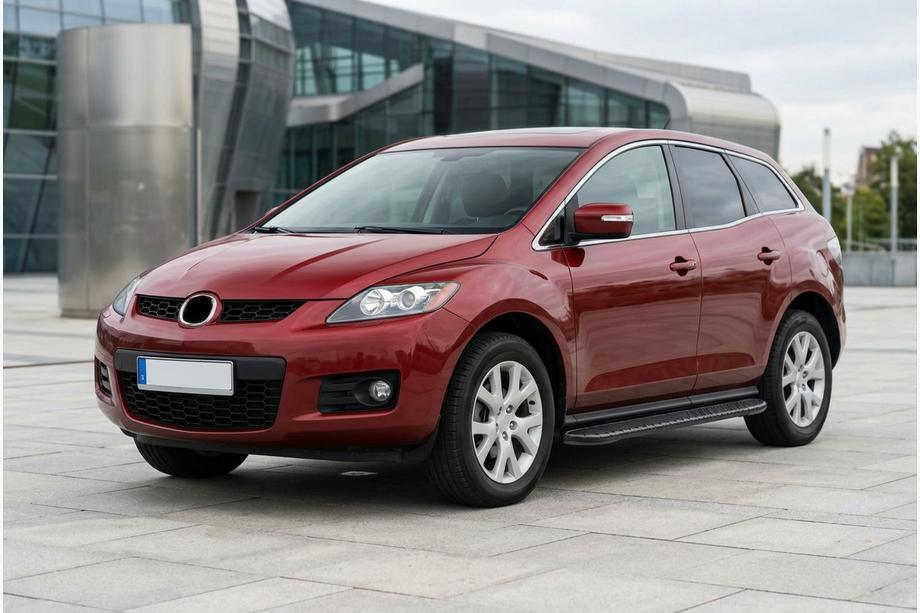 Mazda CX-7 2006-2012 Praguri Laterale Bosphorus Black (2 buc, Aluminiu) Image