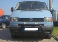 Volkswagen T4 Transporter 1990-2003 Bull Bar WT003 Negru (Otel Inoxidabil) foto 6