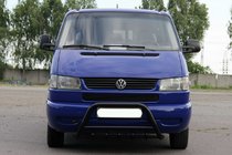 Volkswagen T4 Transporter 1990-2003 Bull Bar WT003 Negru (Otel Inoxidabil) foto 4