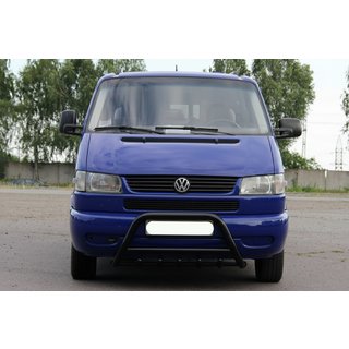 Bull Bar WT003 Negru (Otel Inoxidabil) Volkswagen T4 Transporter 1990-2003 foto 4